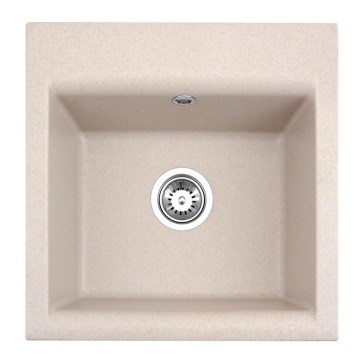 ALVEUS 1149111 - Keittiön pesuallas GEM 50x50 cm graniitti/beige