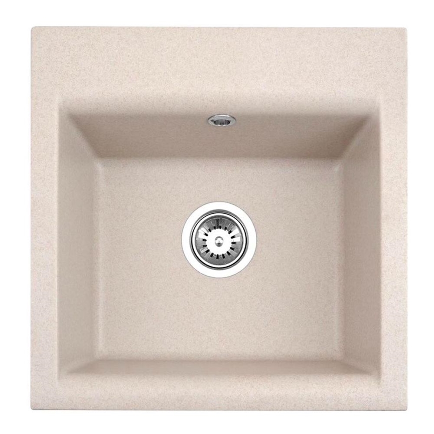 ALVEUS 1149111 - Keittiön pesuallas GEM 50x50 cm graniitti/beige
