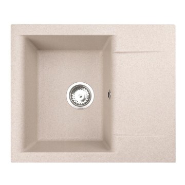 ALVEUS 1149114 - Keittiön pesuallas GEM 59x50 cm graniitti/beige