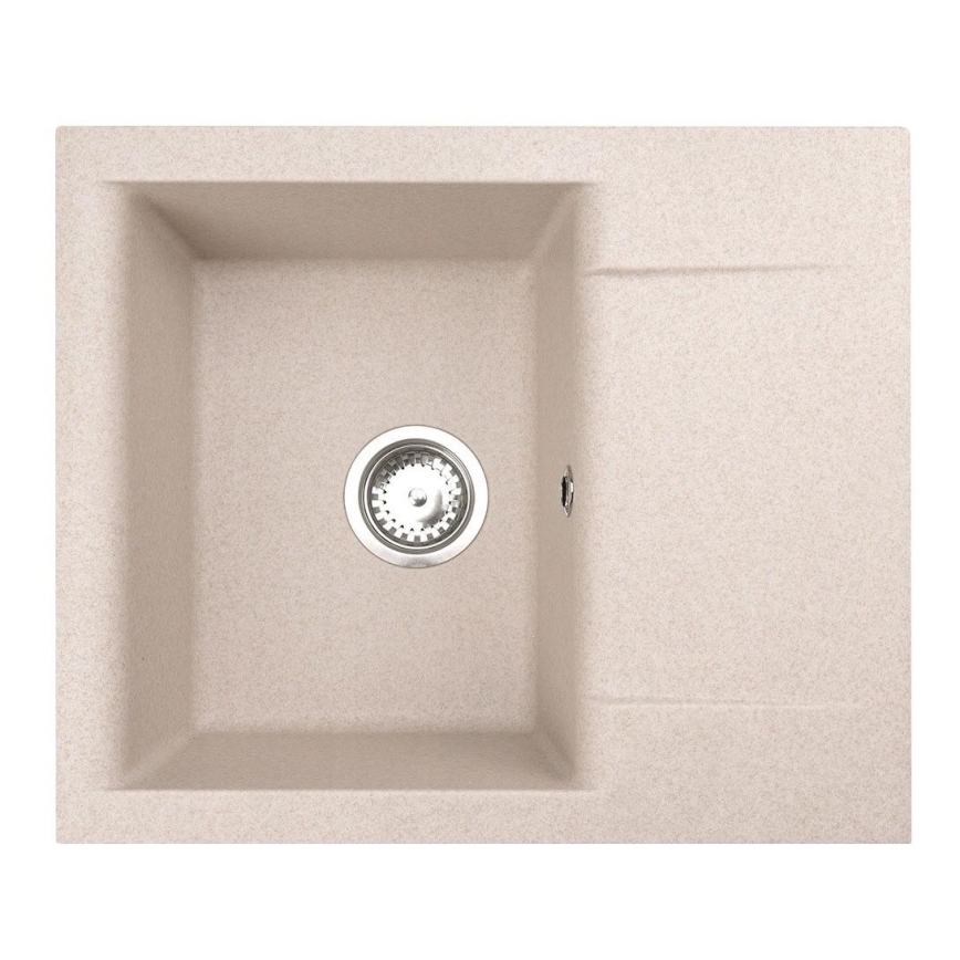 ALVEUS 1149114 - Keittiön pesuallas GEM 59x50 cm graniitti/beige