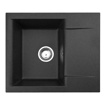 ALVEUS 1149116 - Keittiön pesuallas GEM 59x50 cm graniitti/musta