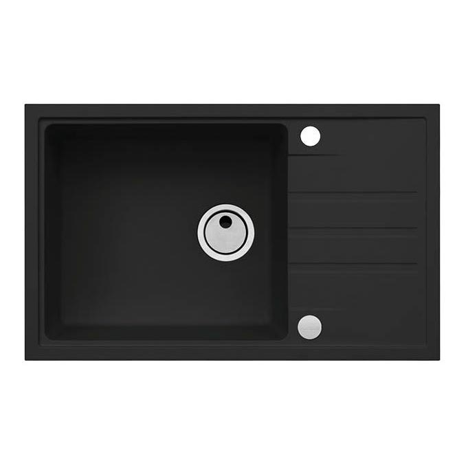 ALVEUS 1149117 - Keittiön pesuallas INTERMEZZO 78x48 cm graniitti/musta