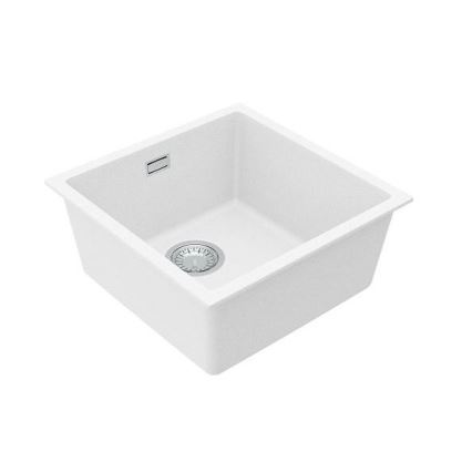 ALVEUS 1150044 - Keittiön pesuallas OMNI 45x45 cm graniitti/valkoinen
