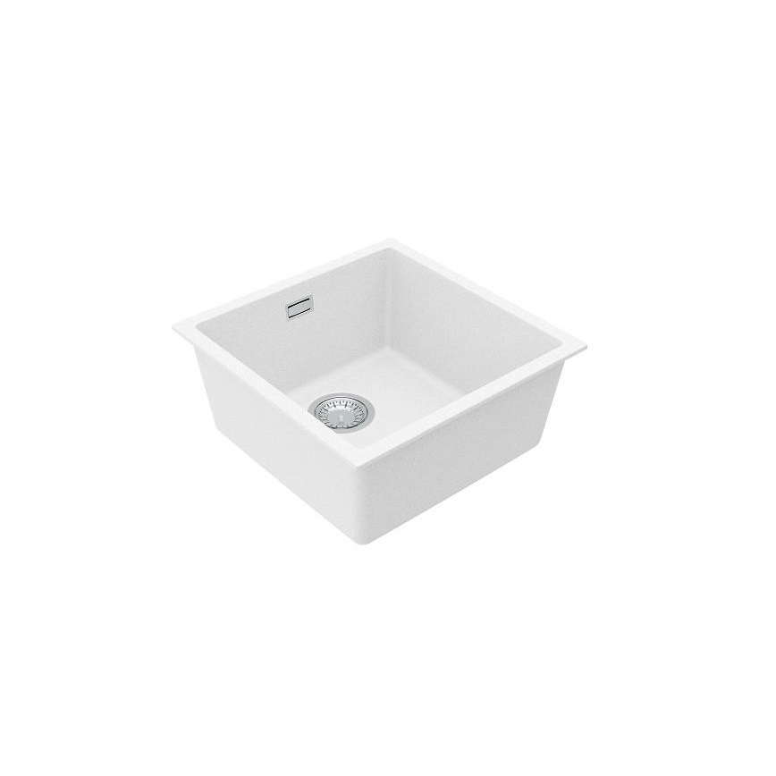 ALVEUS 1150044 - Keittiön pesuallas OMNI 45x45 cm graniitti/valkoinen