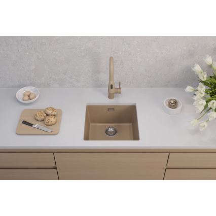 ALVEUS 1150047 - Keittiön pesuallas OMNI 45x45 cm graniitti/beige