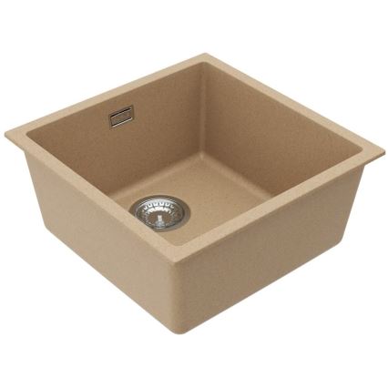 ALVEUS 1150047 - Keittiön pesuallas OMNI 45x45 cm graniitti/beige