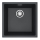 ALVEUS 1150048 - Keittiöallas OMNI 45x45 cm graniitti/musta