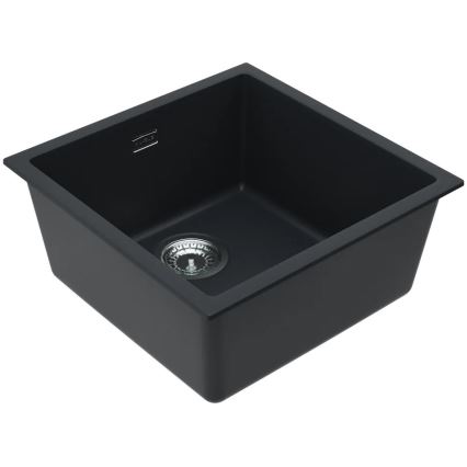 ALVEUS 1150048 - Keittiön pesuallas OMNI 45x45 cm graniitti/musta