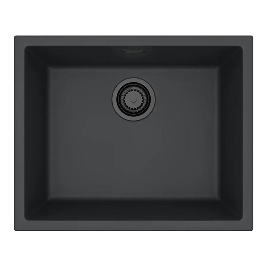ALVEUS 1150057 - Keittiön pesuallas OMNI 55x45 cm graniitti/musta