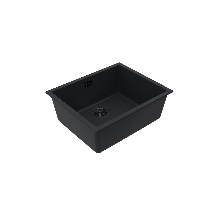 ALVEUS 1150057 - Keittiön pesuallas OMNI 55x45 cm graniitti/musta