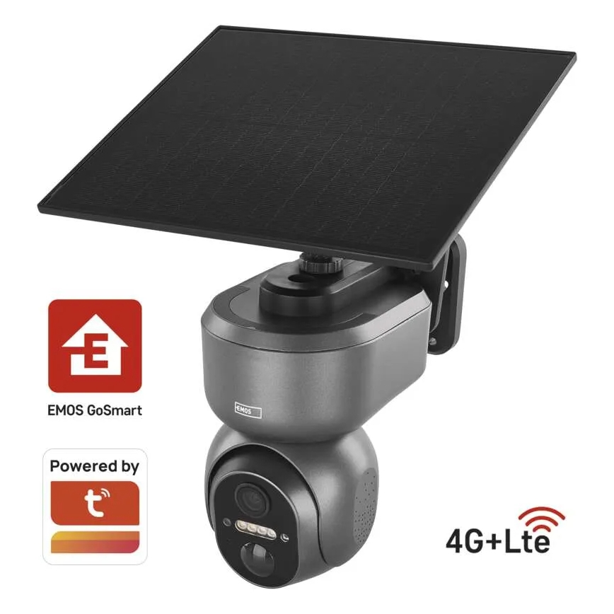Äly aurinkokennokamera anturilla GoSmart 4G/LTE 10400mAh 5V IP65 Tuya
