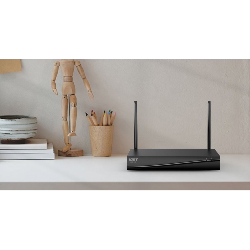 Älykamera systeemi + 4x kamera anturilla 2K+ 12V IP65 Wi-Fi