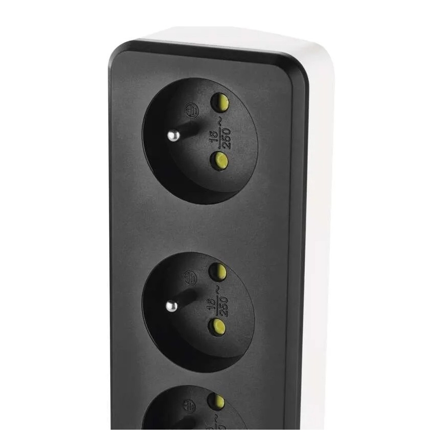 Älykäs jatko kaapeli kytkimellä GoSmart 4Z + 1xUSB-A + 1xUSB-C 2 m Wi-Fi Tuya