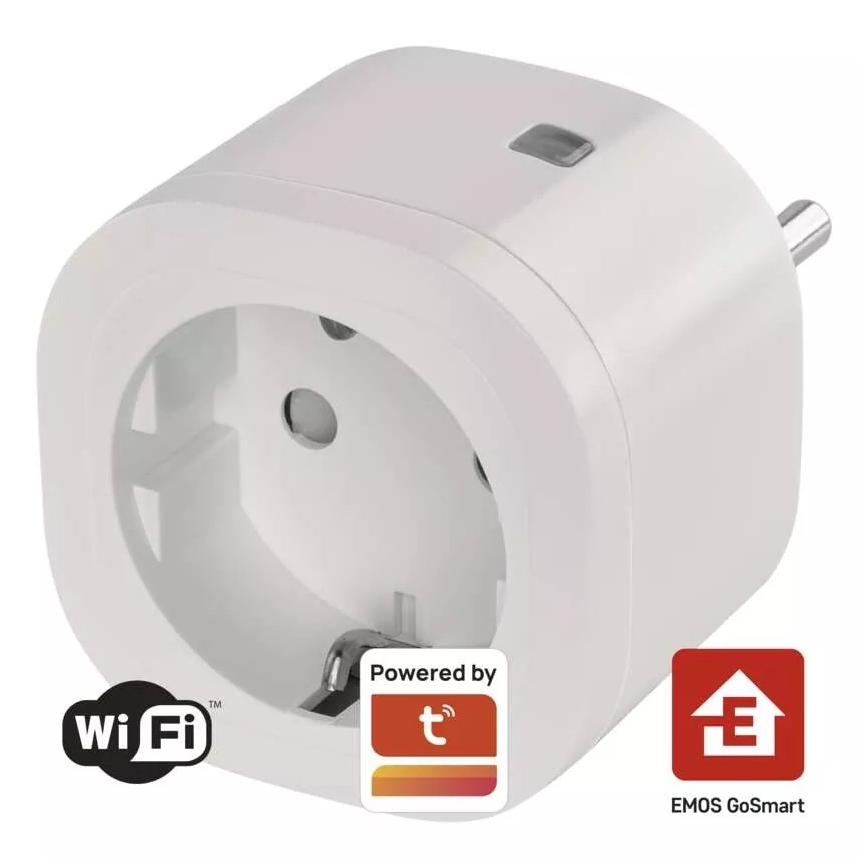 Älykäs pistoke SCHUKO GoSmart 3680W/230V/16A Wi-Fi Tuya