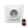 Älykäs pistoke SMART 3680W/230V/16A Wi-Fi Tuya SCHUKO