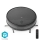 Älykäs robottipölynimuri mopilla 28W/2500 mAh Wi-Fi musta + kauko-ohjaus
