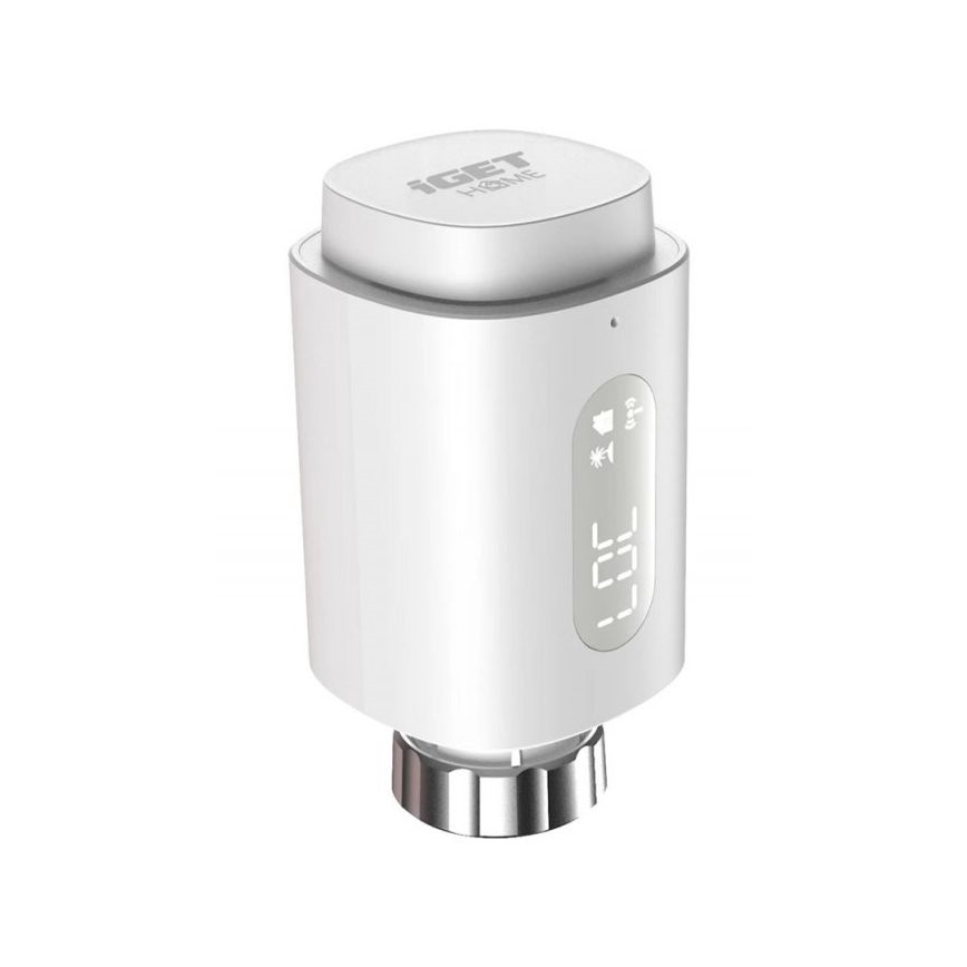 Älykäs termostaatinpää LED näytöllä 2xAA/3V Zigbee