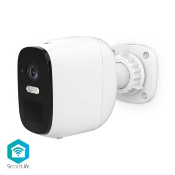 Älykäs ulko ladattava kamera anturilla SmartLife 4MP Quad HD 1440p 5V/5200mAh Wi-Fi Tuya IP66