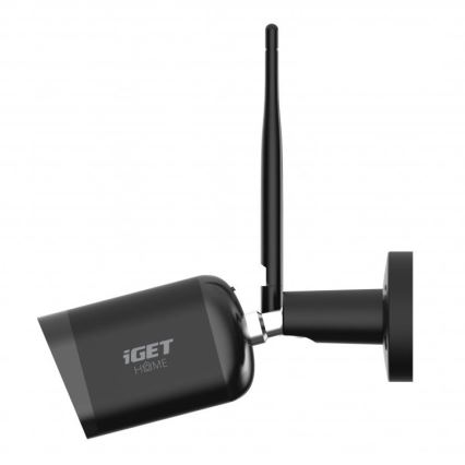 Älykäs ulkokamera anturilla Full HD 1080p 12V IP65 Wi-Fi Tuya musta