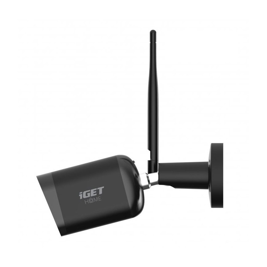 Älykäs ulkokamera anturilla Full HD 1080p 12V IP65 Wi-Fi Tuya musta