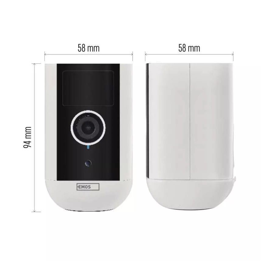 Älykäs ulkokamera liiketunnistimella GoSmart 5V 9600mAh IP65 Wi-Fi Tuya
