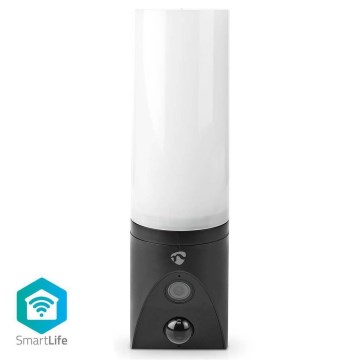 Älykäs ulkokamera SmartLife Full HD 1080p LED-valolla Wi-Fi Tuya IP65