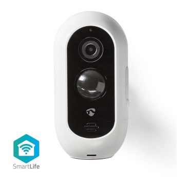 Älykäs ulkokäyttöinen ladattava IP-kamera PIR-anturilla Full HD 1080p 5V/5200mAh Wi-Fi IP65
