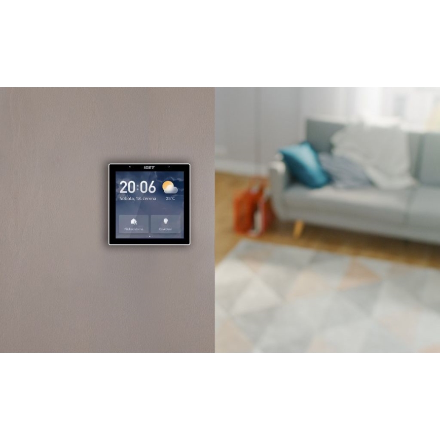 Älykäs yhdyskäytävä kanssa kosketus näyttö GW6 Wi-Fi Zigbee Bluetooth