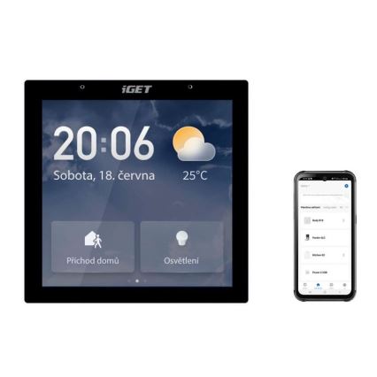 Älykäs yhdyskäytävä kanssa kosketus näyttö GW6 Wi-Fi Zigbee Bluetooth