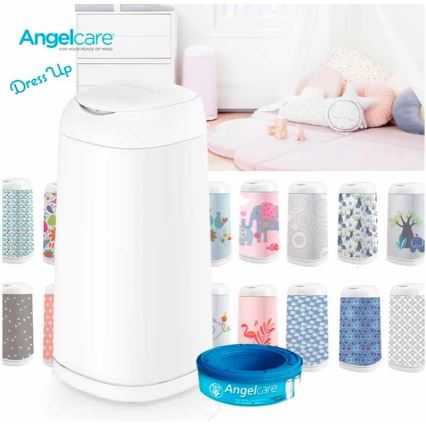 Angelcare - Vaipparoskis DRESS UP + 1x täyttökasetti