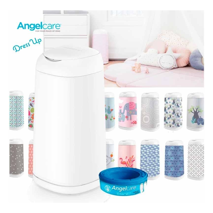 Angelcare - Vaipparoskis DRESS UP + 1x täyttökasetti