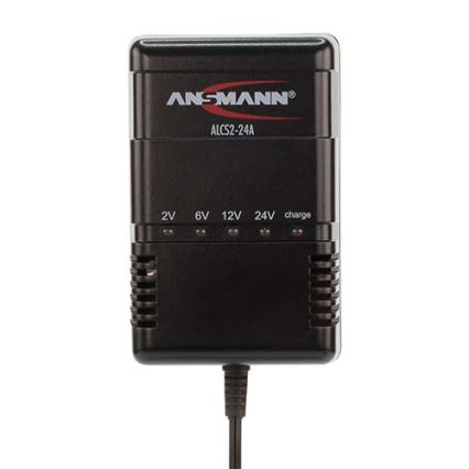 Ansmann 03723 ALCS 2-24A - Lyijyakkulaturi 2-24V/2,4-24Ah