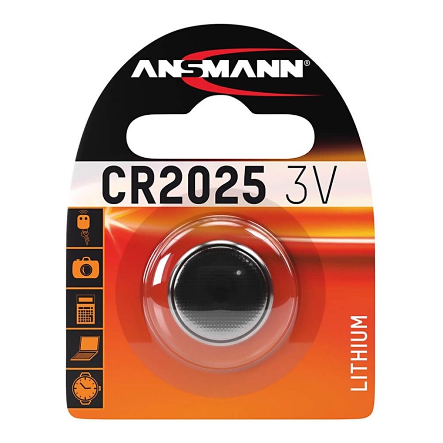 Ansmann 04673 - CR 2025 - Litiumnappikenno 3V