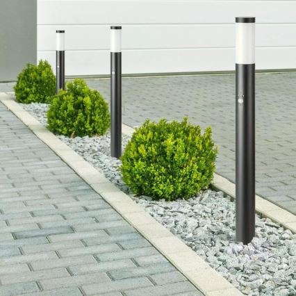 Anturilla varustettu ulkovalaisin 1xE27 / 60W / 230V IP44 110cm musta