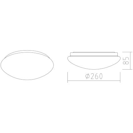 APLED - LED-kattovalaisin LENS P TRICOLOR LED/12W/230V IP41 2700 - 6500K 825lm