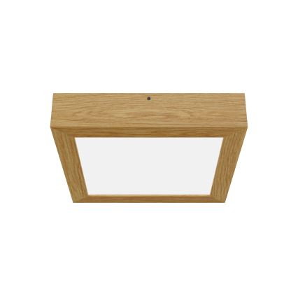 APLED - LED-kattovalo QUADRA LED/24W/230V tammi