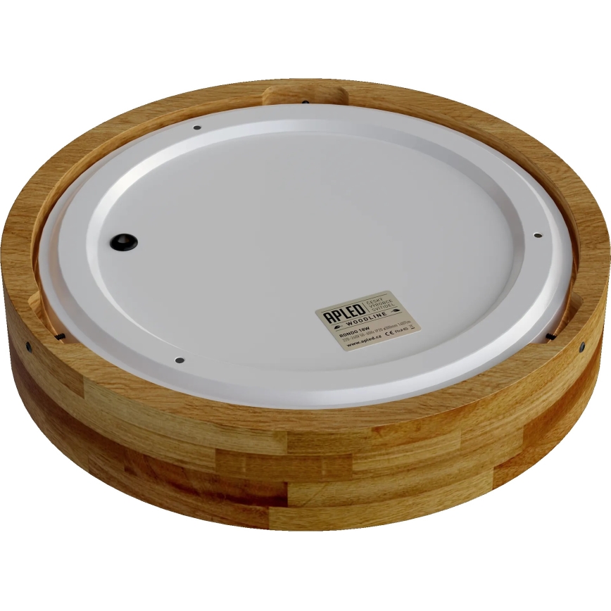 APLED - LED-kattovalo RONDO LED/24W/230V d. 30 cm tammi