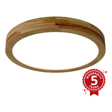 APLED - LED-kattovalo RONDO LED/48W/230V d. 50 cm tammi