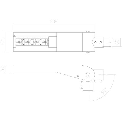APLED - LED-katuvalo FLEXIBO PREMIUM LED/29W/90-265V IP65 2700K