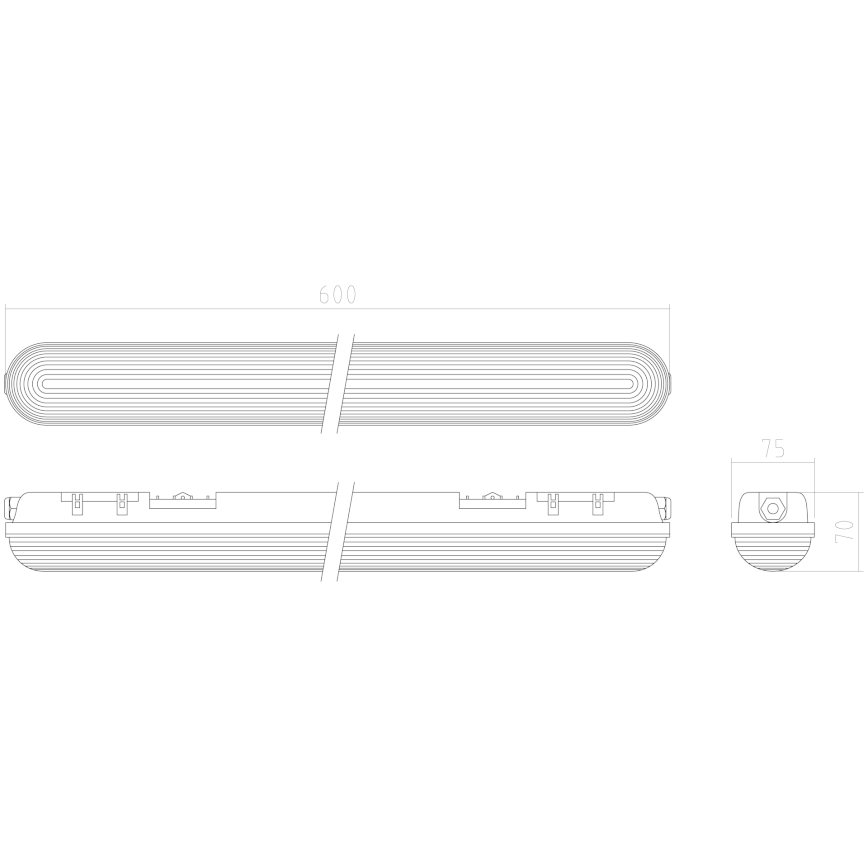 APLED - LED Kiinteä valo DUSTER LED/18W/230V IP65 4000K