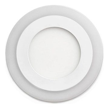 APLED - LED Kylpyhuoneen upotettava valo RONDO DUO LED/4W + LED/12W/230V IP41 3000/4000K halkaisija 19,5 cm valkoinen
