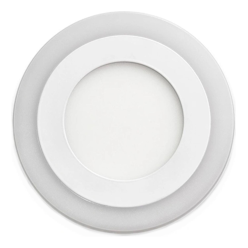 APLED - LED Kylpyhuoneen upotettava valo RONDO DUO LED/4W + LED/12W/230V IP41 3000/4000K halkaisija 19,5 cm valkoinen