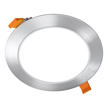 APLED - LED Kylpyhuoneen upotettava valo RONDO LED/12W/230V IP40 halkaisija 17 cm mattakromi