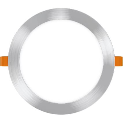 APLED - LED Kylpyhuoneen upotettava valo RONDO LED/18W/230V IP40 halkaisija 22,5 cm mattakromi