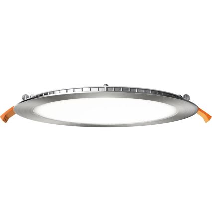 APLED - LED Kylpyhuoneen upotettava valo RONDO LED/18W/230V IP40 halkaisija 22,5 cm mattakromi