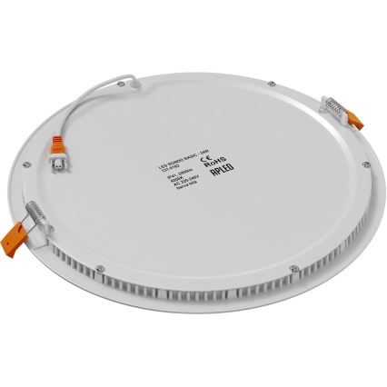 APLED - LED Kylpyhuoneen upotettava valo RONDO LED/24W/230V IP40 halkaisija 30 cm valkoinen