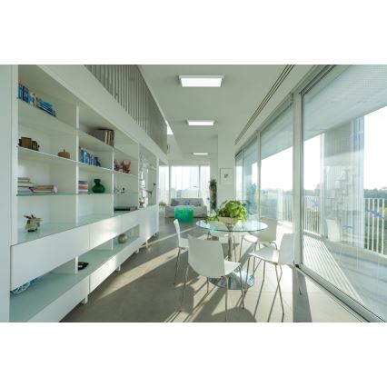 APLED - LED Pinta-asennettava paneeli  QUADRA LED/40W/230V 4000K 60x60cm IP41