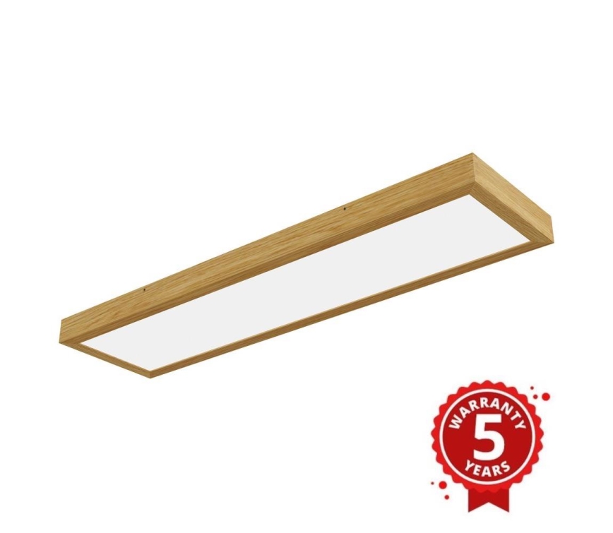 APLED - LED Pinta-asennettava paneeli QUADRA LED/42W/230V tammi