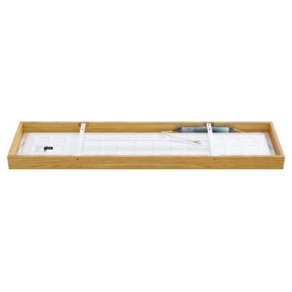 APLED - LED Pinta-asennettava paneeli QUADRA LED/42W/230V tammi