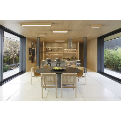 APLED - LED Pinta-asetettava paneeli QUADRA LED/40W/230V tammi